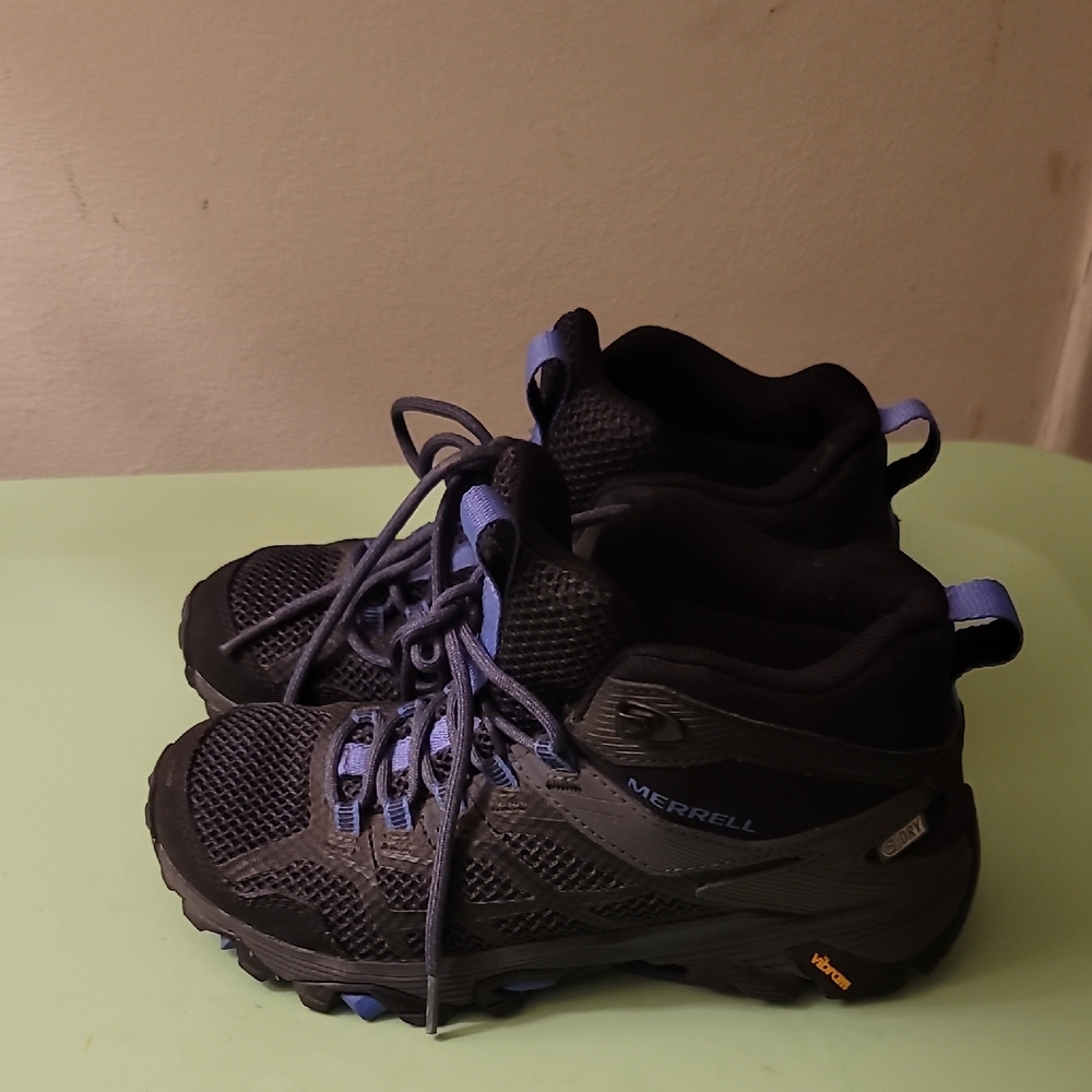 Merrell Black and Blue Hiking Boots